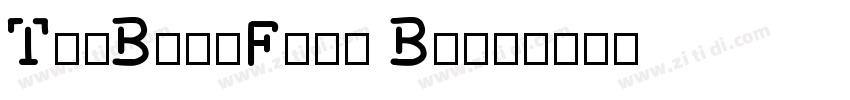 TheBoldFont Bold字体转换